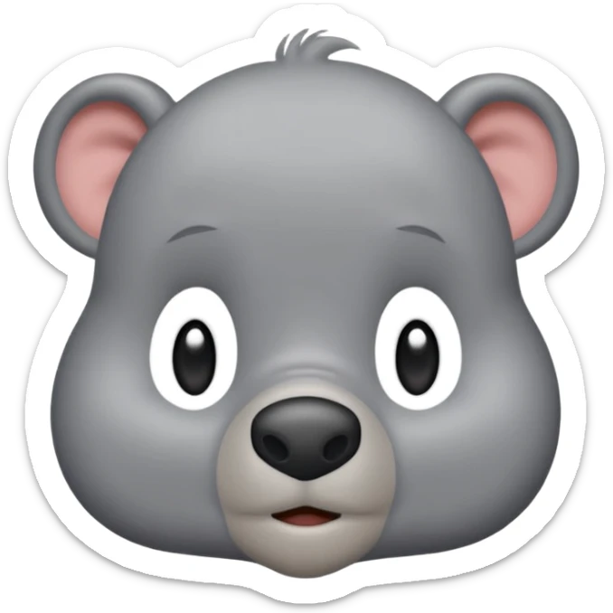 L'âne Bourriquet dans Winnie l’ourson qui ressemble vraiment au dessin animé  sticker