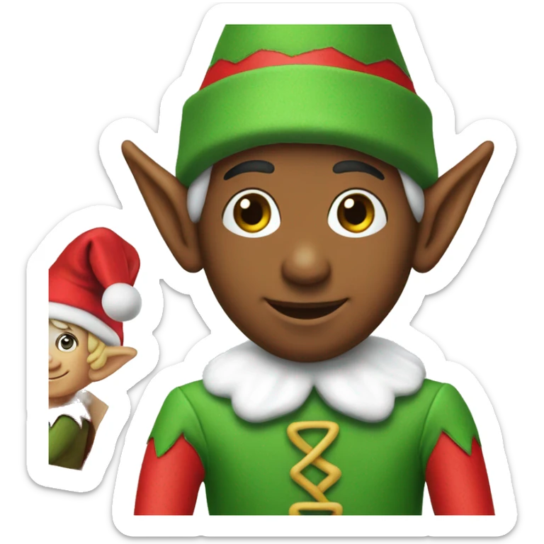 Elf on the shelf sticker