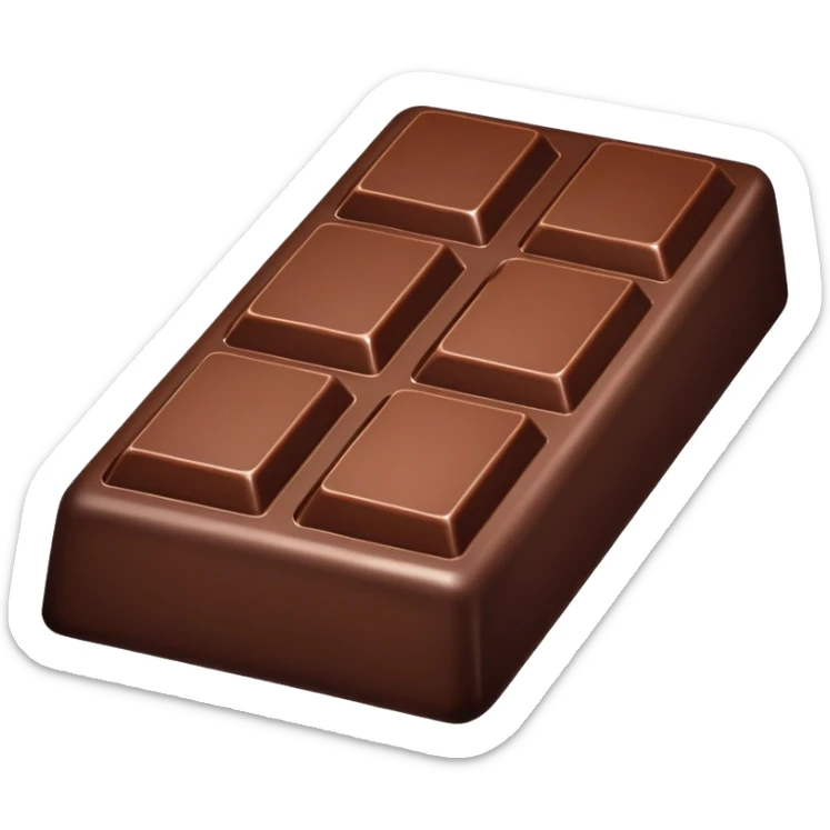 Chocolate sticker