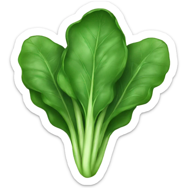 Spinach sticker