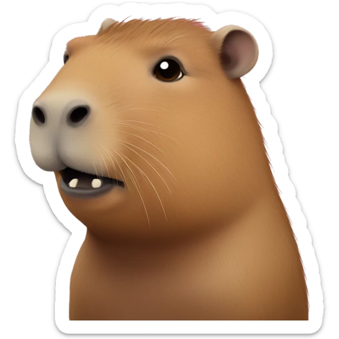 Capybara sticker