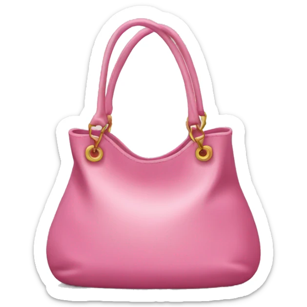 pink bag sticker