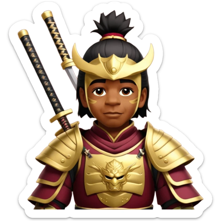 Samurai Leader sticker