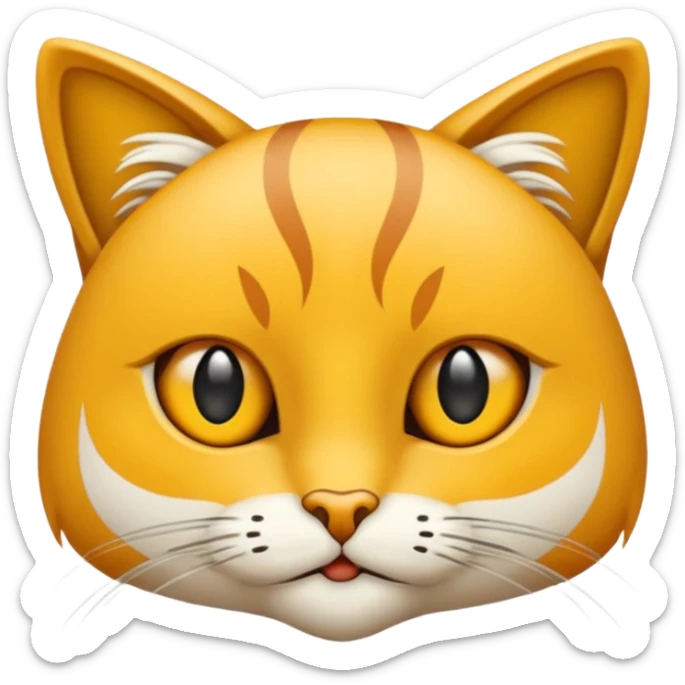 Elinde bicak olan caliko cinsi bir kedi tasma vs hiç bir sey olmasın üstünde bıçağı elinde tutsun gözleride bal rengi sticker