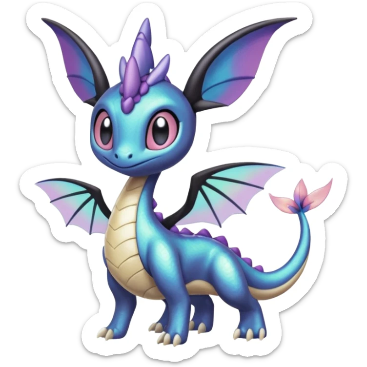 Meloetta-Cresselia-Palkia-Spyro-Toothless-Stitch-Pokémon-Fakémon-creature-hybrid sticker
