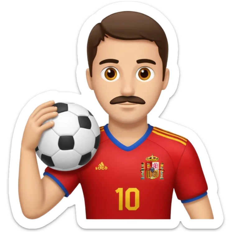 Give me a football playerGive me a Spanish football player sticker