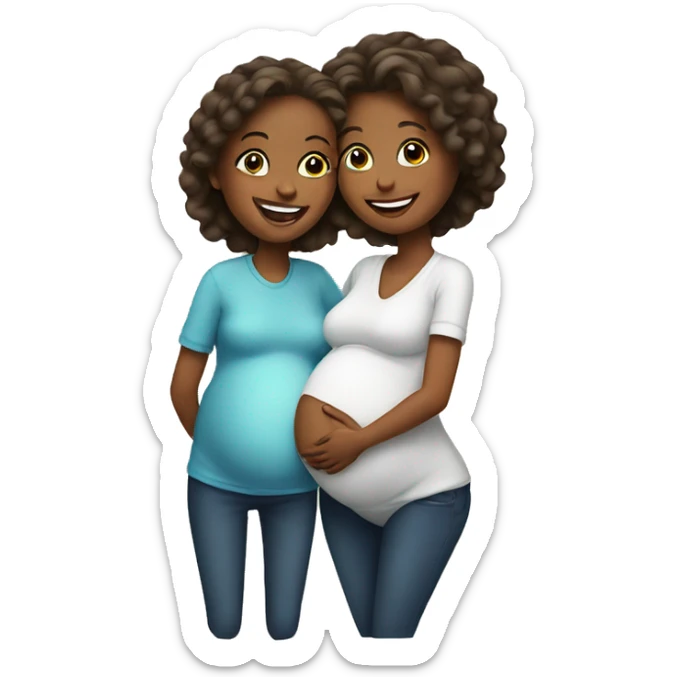 Happy pregnancy sticker