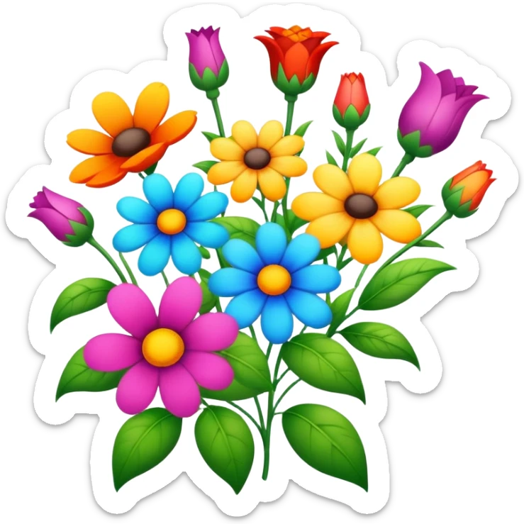 Flowers sticker