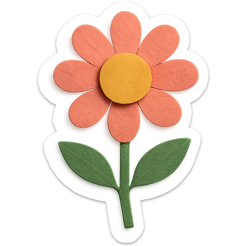 flower sticker