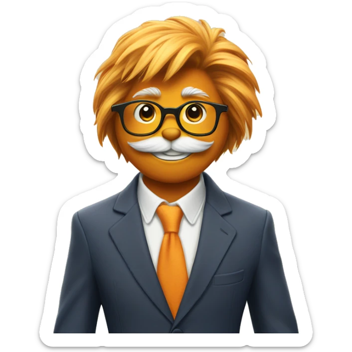 Preppy Lorax sticker