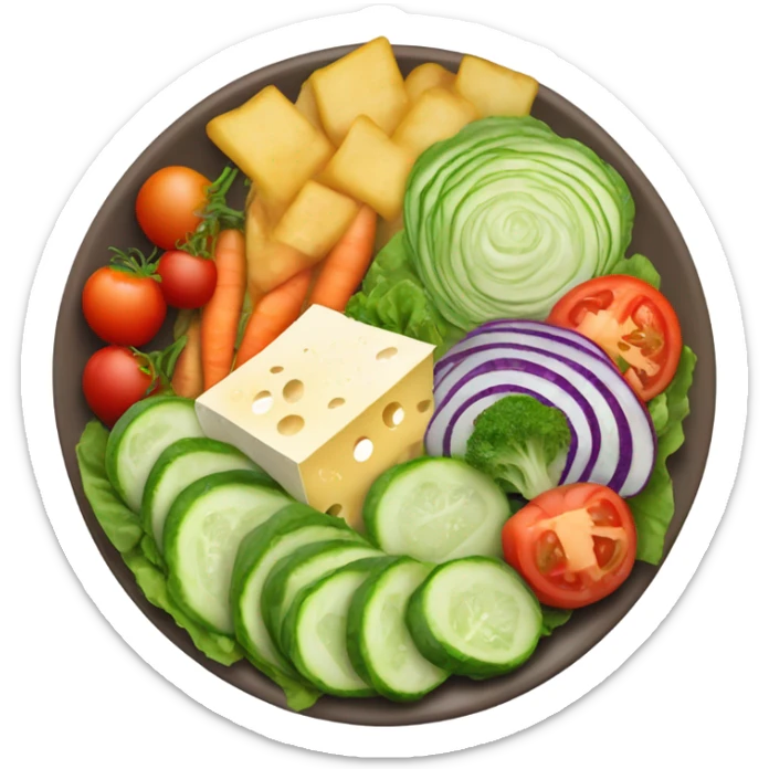 Salad sticker