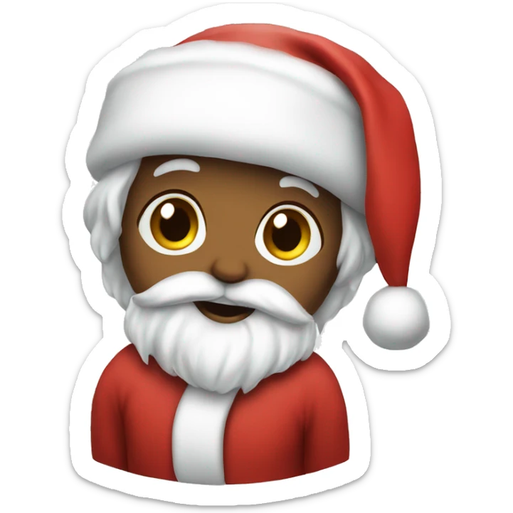 Santa baby sticker