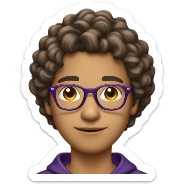 young-latino-math-teacher-wavy-hair-glasses-purple-hoodie sticker