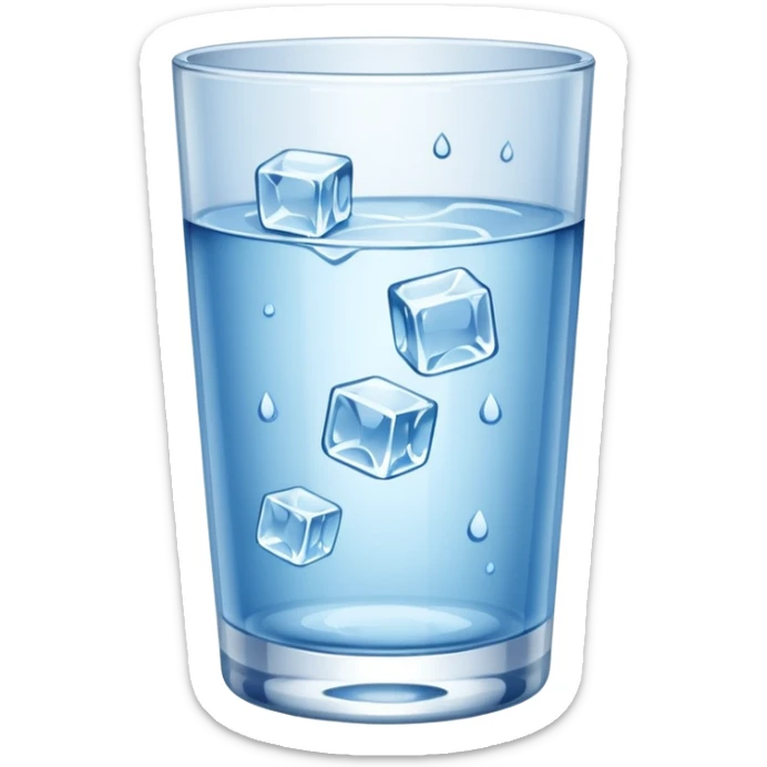 ]glass with water sticker