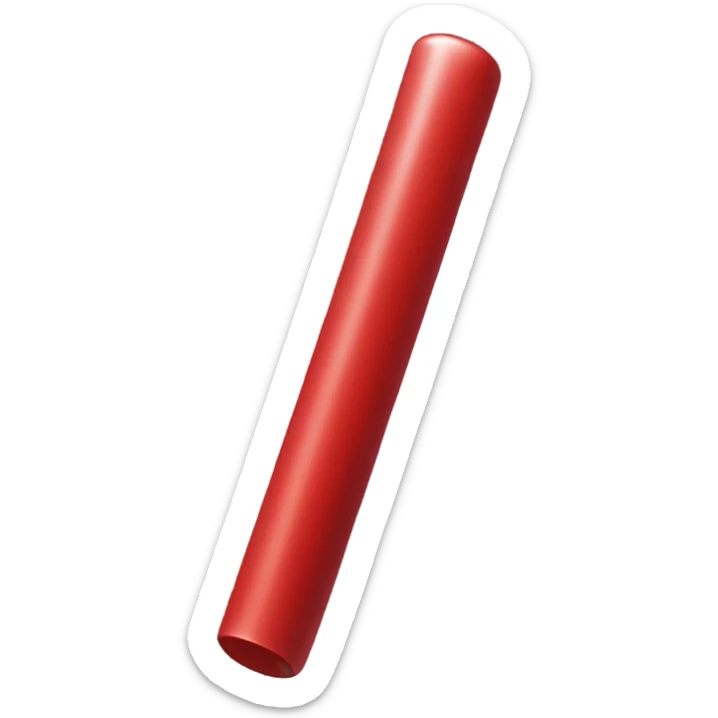 red stick sticker