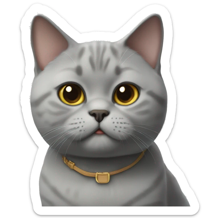 british shorthair cat  sticker