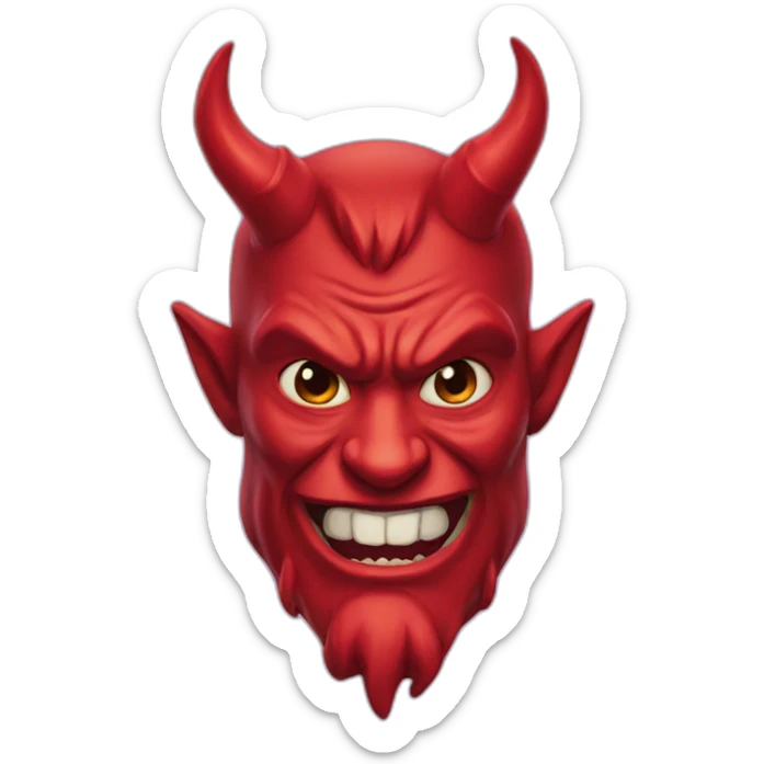 Devil sticker