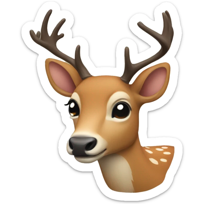 Deer sticker