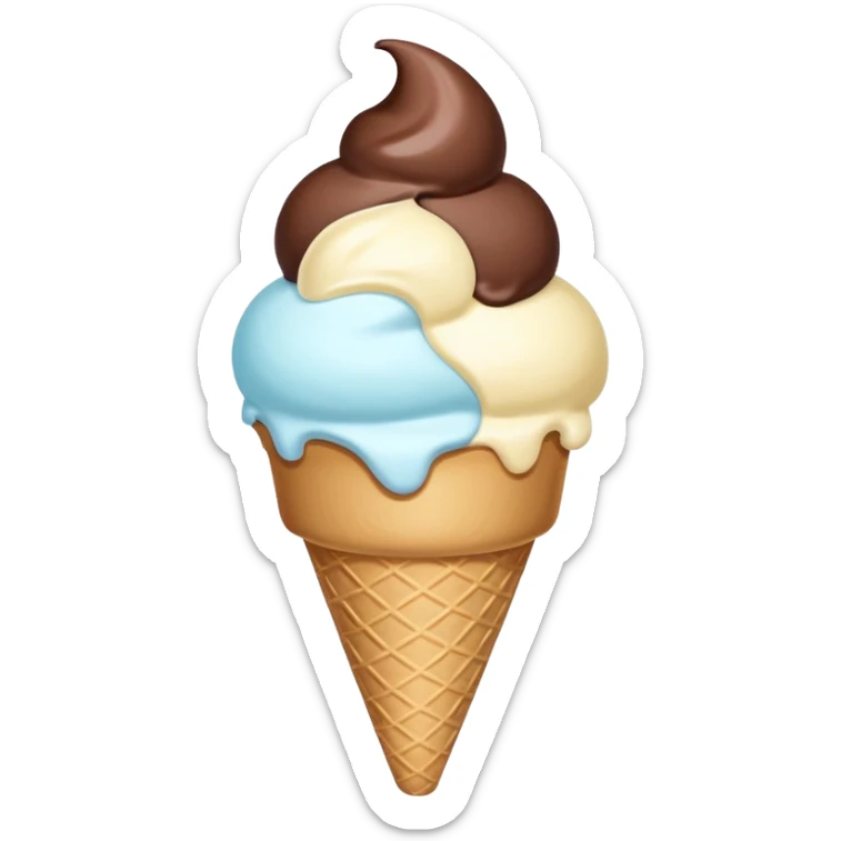 Draw and provide a unique logo for my new gelato, ice cream, sorbet, water ice, brand name Chillosophy. The logo design is such that, there is one ice cream cone over which two scoops (1 complete and 1 in complete) are seen making it look like CO (the initials of my brand name Chill Osophy sophy) sticker