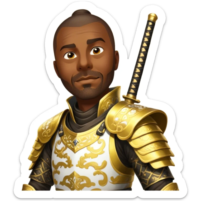 Golden Samurai sticker