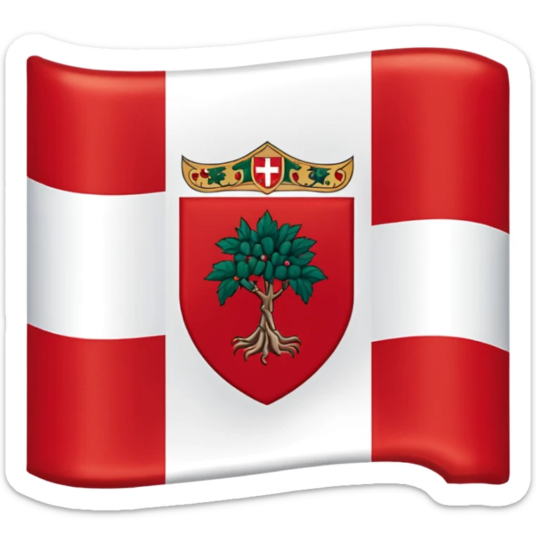 tuscany flag sticker