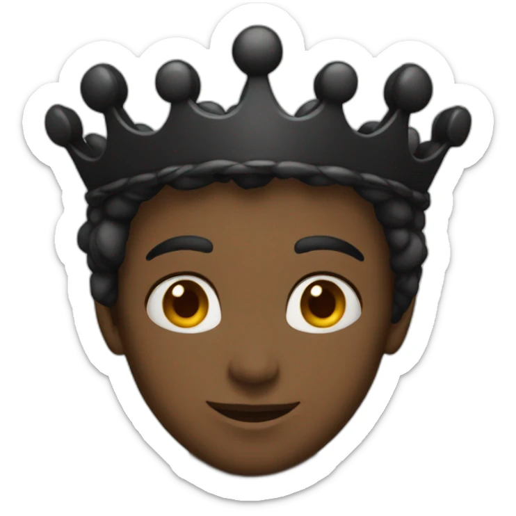 Black Crown sticker