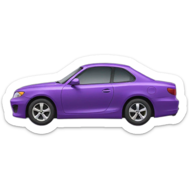 purple-car sticker