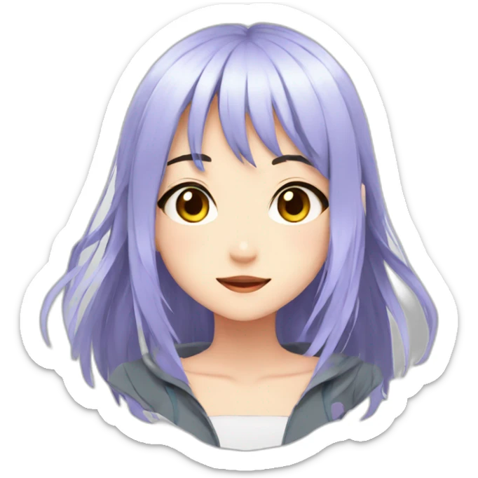 Anime Girl 12 sticker