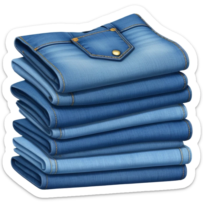 Denim sticker