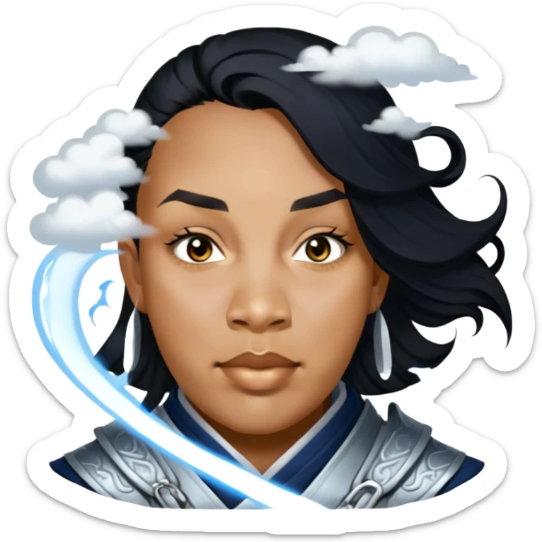 Moonlit Samurai sticker