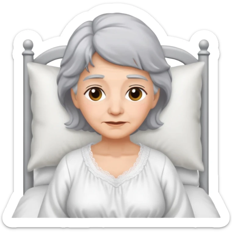 The Grandmother in the fairy tale Little Red Riding Hood sticker