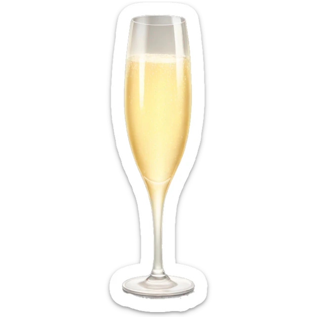 champagne  sticker