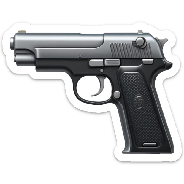 Gun sticker