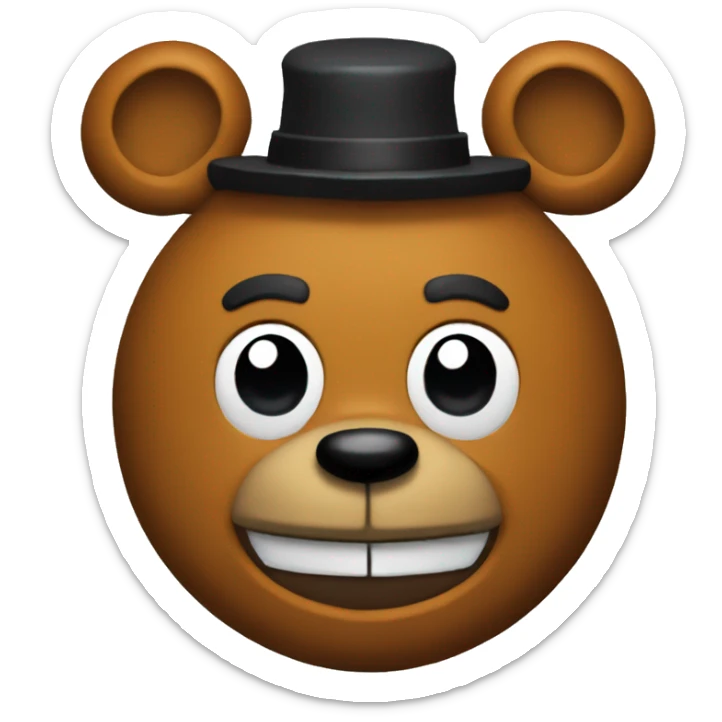 Freddy fazbear sticker