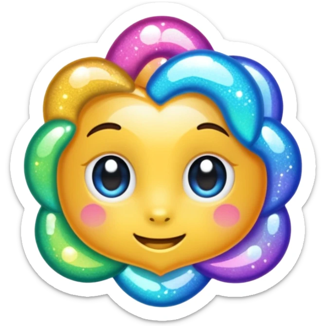 more sparkly sticker