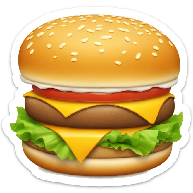 burger sticker