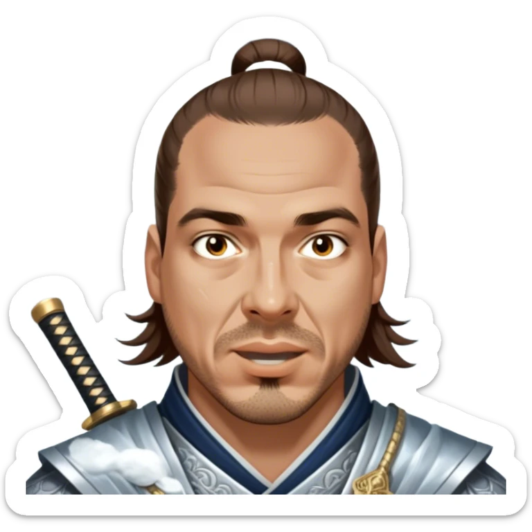 Moonlit Samurai sticker