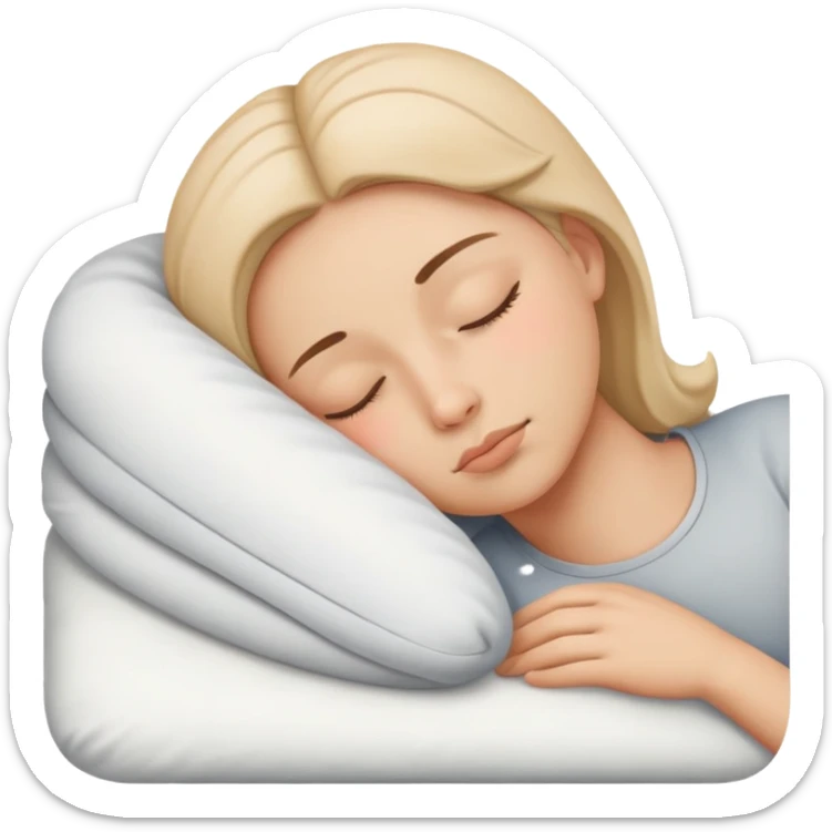 Sleepping sticker