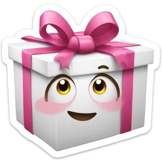 Birthday box sticker