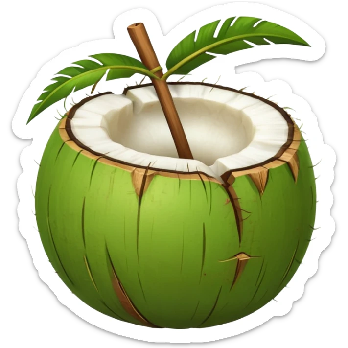 Tender Coconut normal sticker