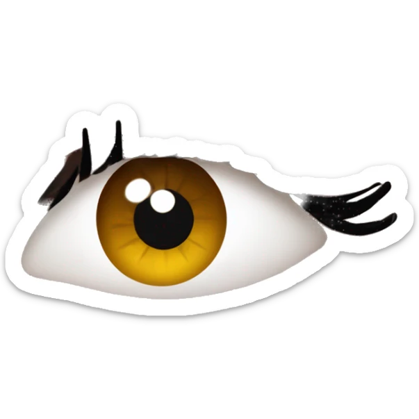 Red hair light skin black girl with fake eyelashes and nails with a ring big of lip filler  sticker