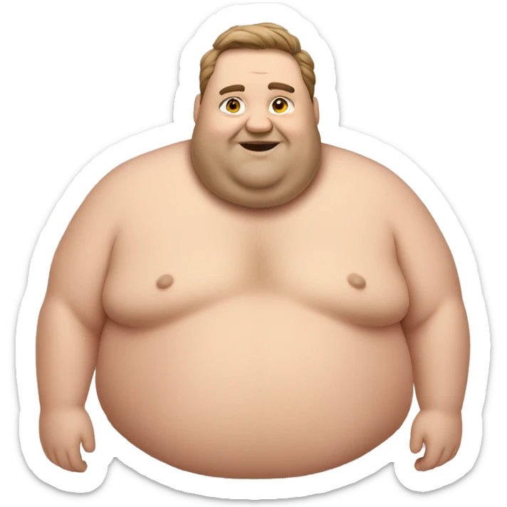 fat man sticker