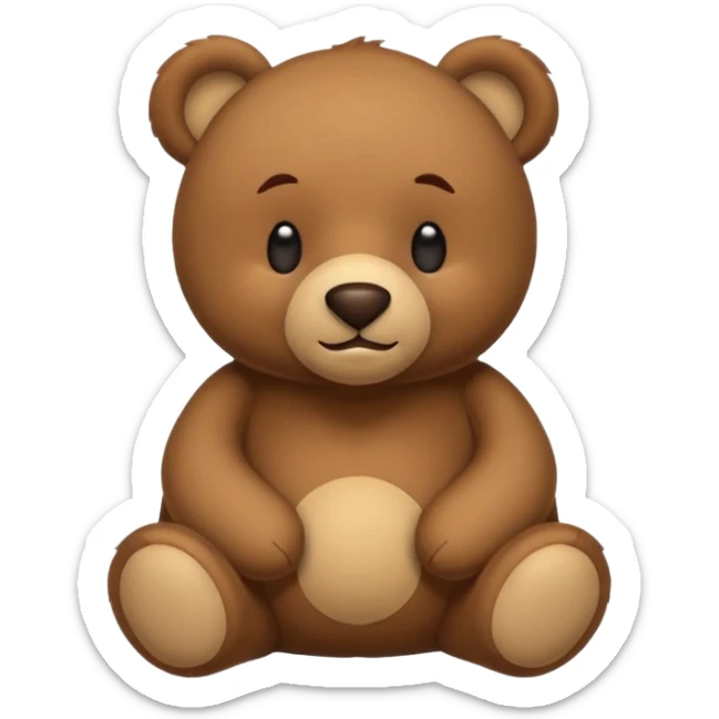 Tu peux me gênerer un Emoji d' ours  dans le style du jeu Super Bear Adventure sticker