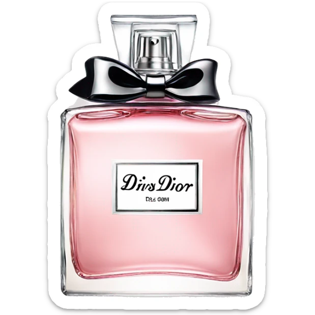 Miss dior perfume sticker