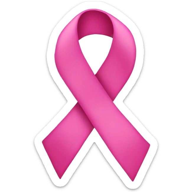 pink ribbon sticker
