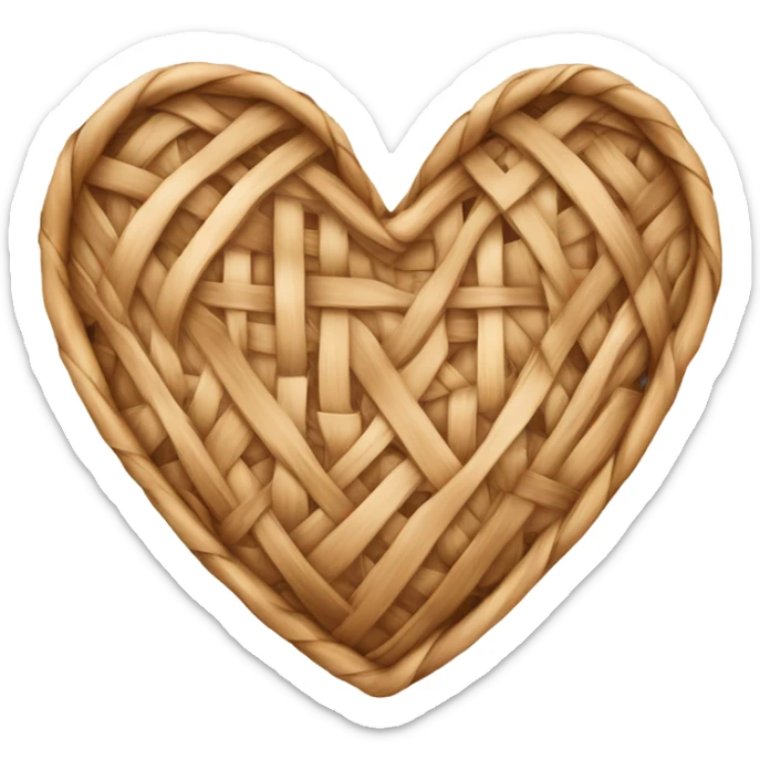 heart basket sticker