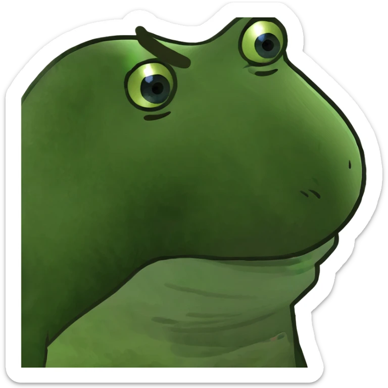 a beautiful woman with blond hair and brown eyes with her husband whos white with blue eyes, a blonde goatie and is bald  sticker