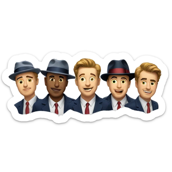 Guys and dolls sticker