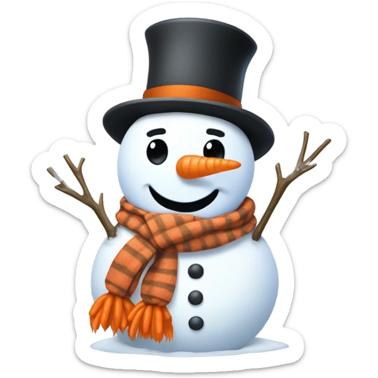 Snowman  sticker
