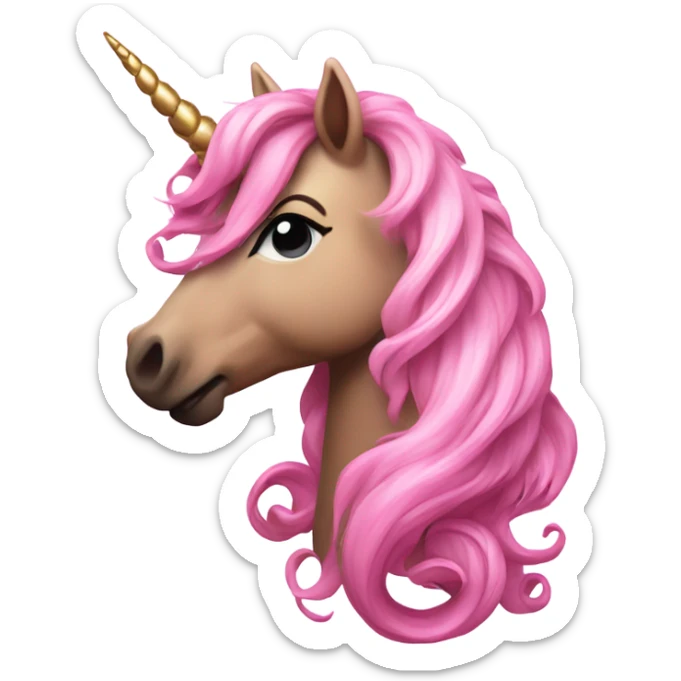 Unicorn pink sticker